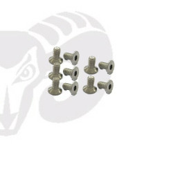 Flat Head Screws M3x8 "Titanium"